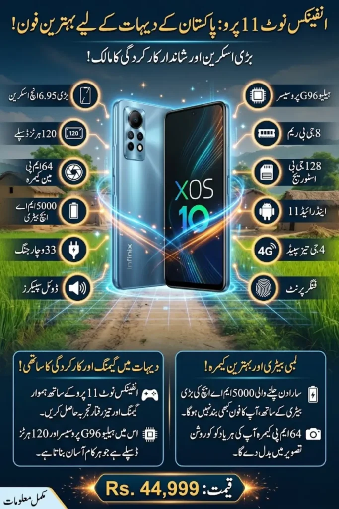 Infinix Note 11 Pro Price in Pakistan, Full Specifications, Features & Review 2026