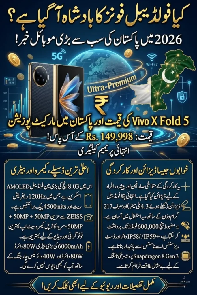 Vivo Y31d 5G Price in Pakistan 2026 – Full Specifications, Battery, Features & Performance Review