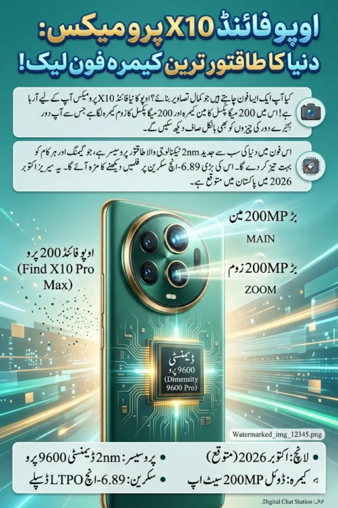 Oppo Find X10 Pro Max Leak Reveals Dual 200MP Cameras and 2nm Chipset