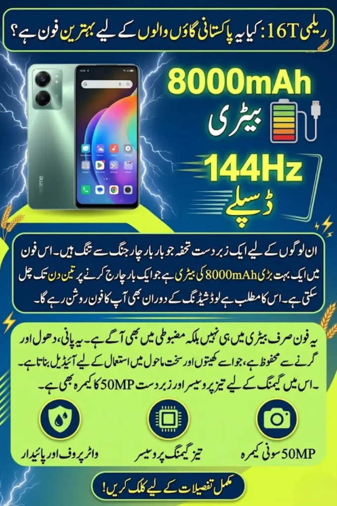 Realme 16T Launches With Massive 8000mAh Battery and 144Hz Display