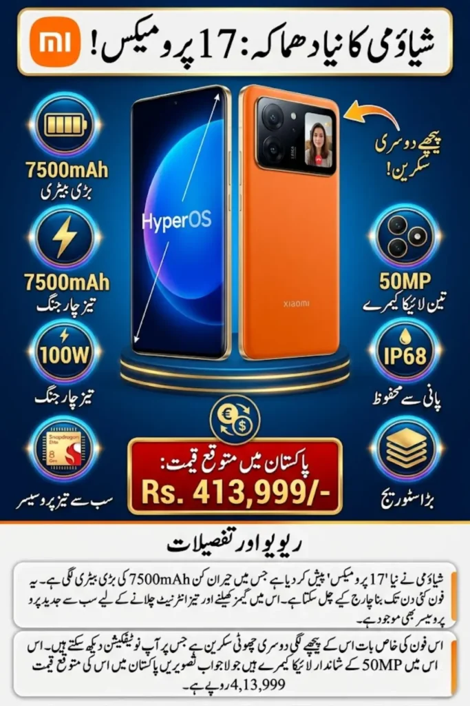 Xiaomi 17 Pro Max Price & Review – Snapdragon 8 Elite Gen 5 and Massive 7500mAh Battery